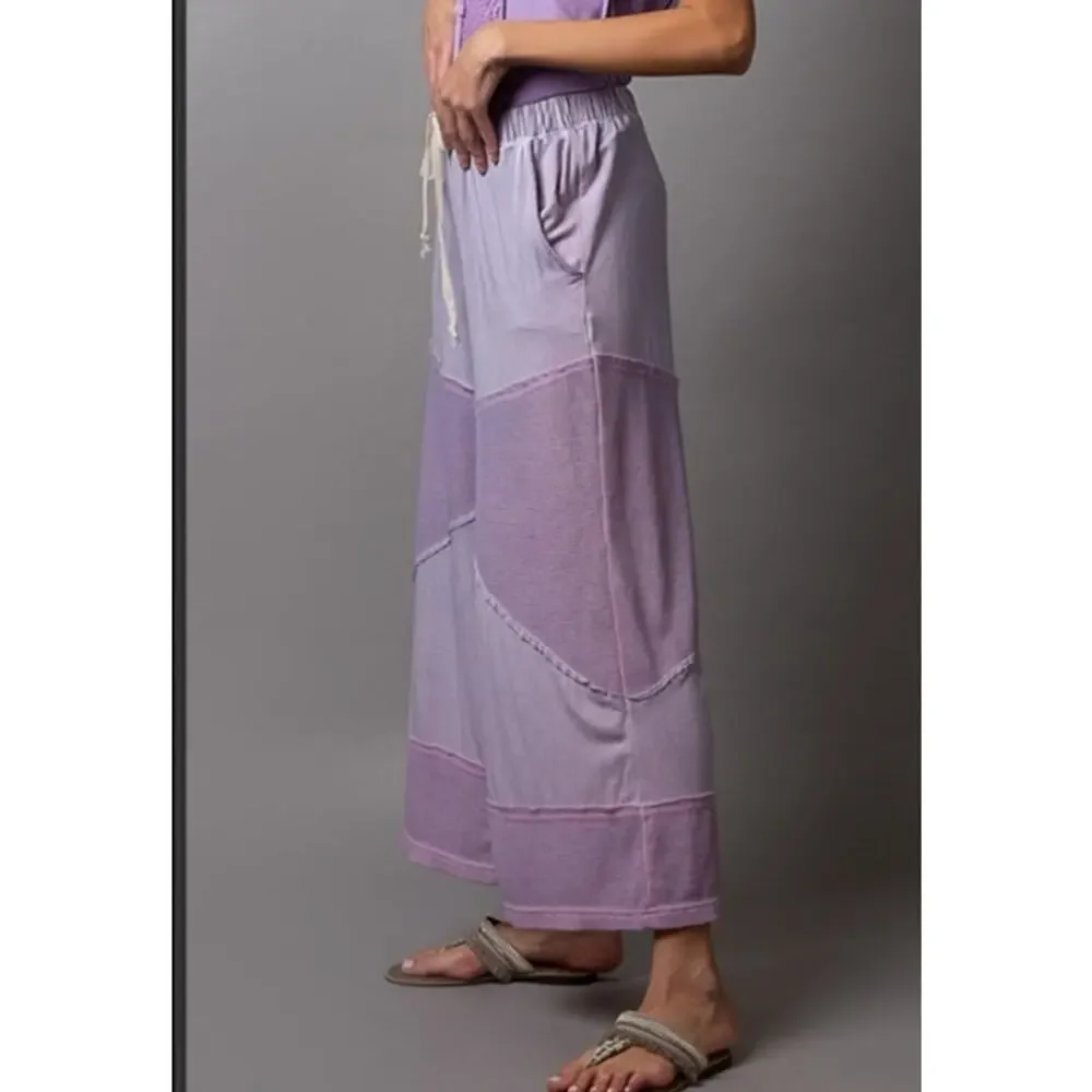 POL Ultra Soft Wide Leg Lavender Palazzo Pants Sz M/L NWT - Picture 3 of 9
